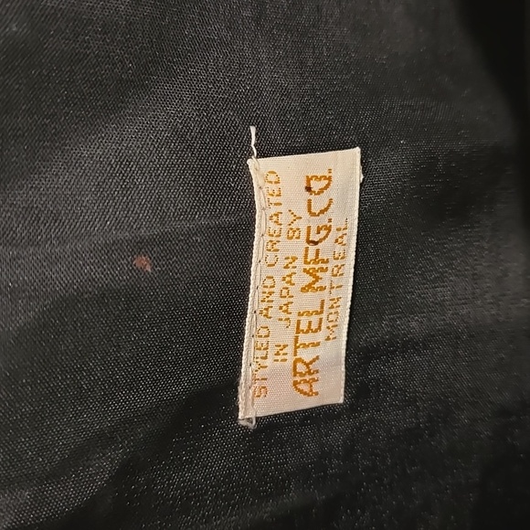 Elegant Vintage Black Beaded Evening Clutch - Picture 3 of 7